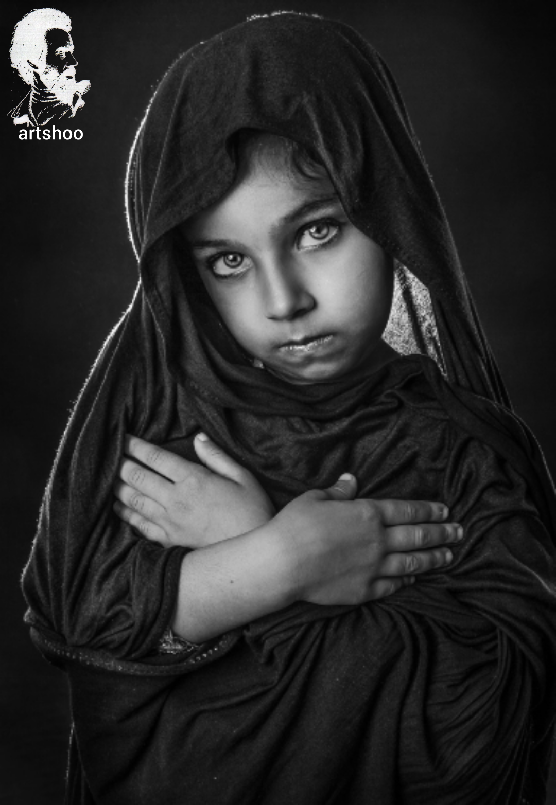 مدل کودک سیاه قلم